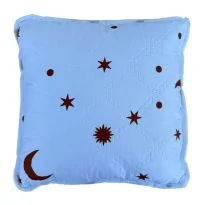 Perna matlasata Model Stele si Luna 70x70 cm, Alba