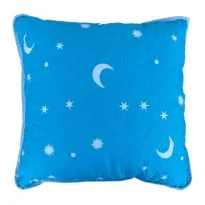 Perna matlasata Model Stele si Luna 70x70 cm, Bleu