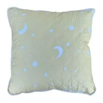 Perna matlasata Model Stele si Luna 70x70 cm, Galbena