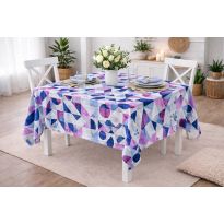 Fata de masa antimurdarire 120x160 cm, Eleganta Mov/Albastru Ralex Pucioasa