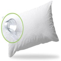 Protectie perna impermeabila cu fermoar 50 x 70 cm, Bumbac frotir
