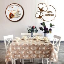 Fata de masa antimurdarire 100% Bumbac 140x180 cm, Eleganta Bej FMA110