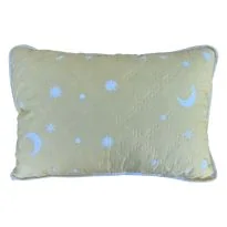 Perna matlasata Model Stele si Luna 50x70 cm, Galbena