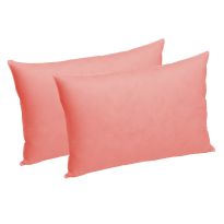Set 2 Fete perne (Huse) tricot jerse, bumbac 100%, 50x70 cm, Portocaliu