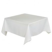 Fata de masa alba antimurdarire 100% Bumbac 140x140 cm, tip eveniment Restaurant