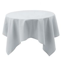 Fata de masa alba antimurdarire 100% Bumbac rotunda 200 cm, tip eveniment Restaurant 
