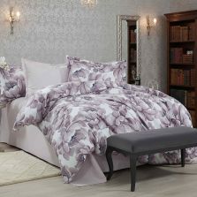 Lenjerie pat Ranforce Cotton Pro Bumbac 100%, King Size cu husa, 6 piese Imprimeu floral Roz RCP7