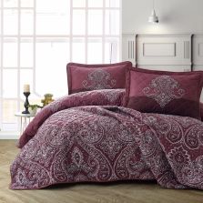 Cuvertură matlasată de pat dublu și 2 Fețe perne, Clasy PULSE V2