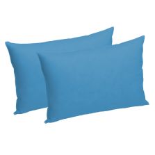 Set 2 Fete perne (Huse) tricot jerse, bumbac 100%, 50x70 cm, Albastru