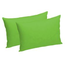 Set 2 Fete perne (Huse) tricot jerse, bumbac 100%, 50x70 cm, Verde