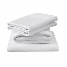 Cearsaf de pilota Percale policoton 200x230 cm Alb