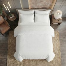 Lenjerie pat dublu Gofre nesifonabila 6 piese cu husa saltea 160/180x200 cm, pilota 200x230 cm, 2 fete perna 50x70 si 70x70 cm