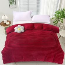 Patura Cocolino Line 200x230 cm Alexandra, Rosu, Ralex Pucioasa 