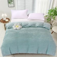 Patura Cocolino Line 200x230 cm Ioana, Verde Mint, Ralex Pucioasa 