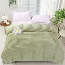 Patura Cocolino Line 200x230 cm Simona, Verde Kaki, Ralex Pucioasa