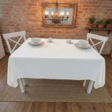 Fata de masa antimurdarire 120x160 cm, Uni Alb Ralex Pucioasa 