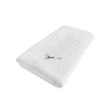 Prosop baie de fata Lux 50 x 90 cm Greek Border 100% Bumbac 650 gr./mp, Alb 