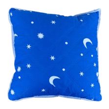 Perna matlasata Model Stele si Luna 70x70 cm, Albastra Ralex Pucioasa