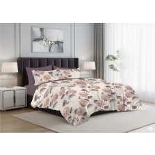 Lenjerie pat bumbac Finet 6 piese PROMO cu husă saltea 160x200 sau 180x200 cm, pilotă 200x220 cm, 2 fețe pernă 50x70 și 70x70 cm, Mov, Ralex Pucioasa