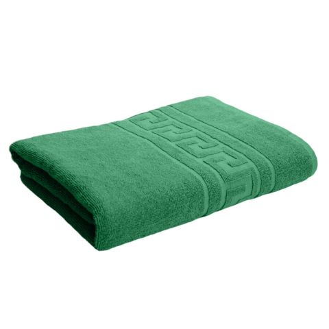 Prosop baie de corp 70x140 cm Bumbac 100%, Greek Border 500 grame/mp, Verde Deschis