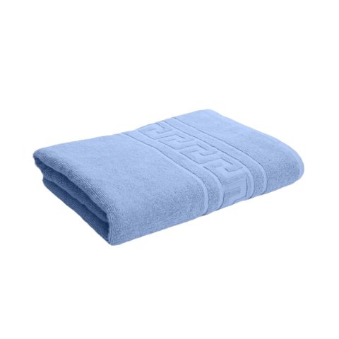 Prosop baie de maini 30x50 cm Bumbac 100%, Greek Border 500 grame/mp, Bleu
