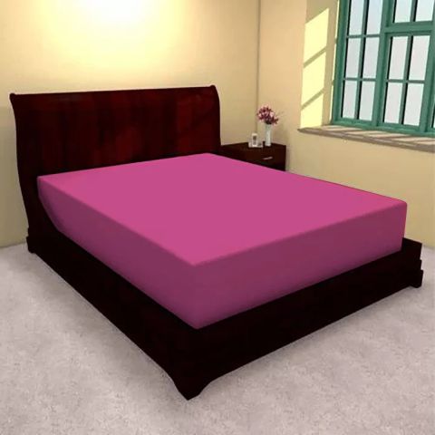 Husă pat tricot jerse bumbac 100%, pentru saltea de 90x200 cm sau 100x200 cm Siclam
