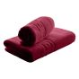 Set 2 prosoape baie corp 70x140 cm si fata 50x90 cm Bumbac 100%, Greek Border 500 grame/mp, Rosu