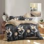 Pachet economic lenjerie pat dublu Finet 6 piese + 2 perne matlasate 50x70 cm + pilota 200x215 cm primavara toamna ELLA