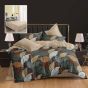 Pachet economic lenjerie pat dublu Finet 6 piese + 2 perne matlasate 50x70 cm + pilota 200x215 cm primavara toamna AVA