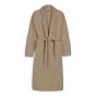 Halat de baie si SPA Hotel cu guler Kimono Velur 100% Bumbac, unisex L-XL, 420 grame/mp, Cappucino