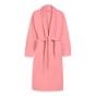 Halat de baie si SPA Hotel cu guler Kimono Velur 100% Bumbac, unisex L-XL, 420 grame/mp, Pudra