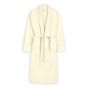 Halat de baie si SPA Hotel cu guler Kimono Velur 100% Bumbac, unisex L-XL, 420 grame/mp, Crem