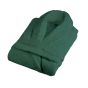 Halat de baie si SPA Hotel cu guler Kimono Velur 100% Bumbac, unisex L-XL, 420 grame/mp, Verde